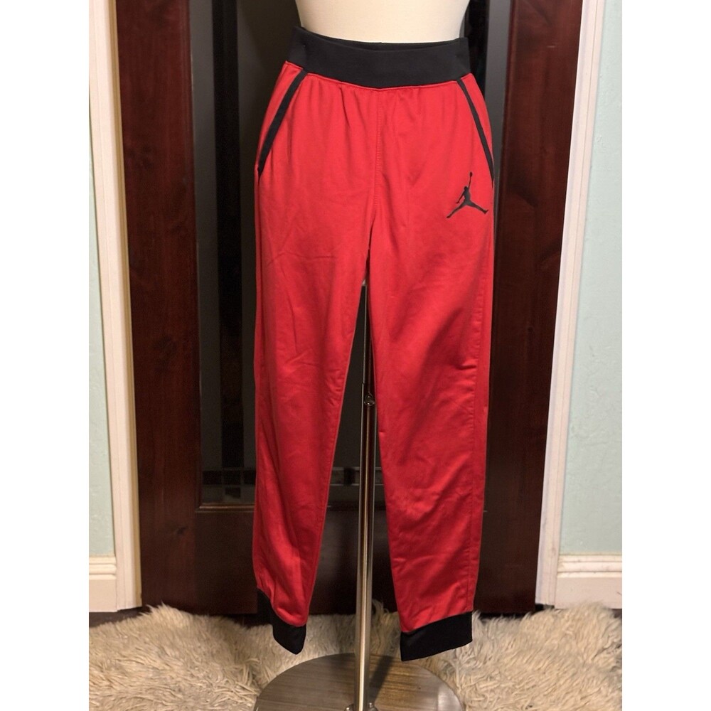 Jordan Jumpman Boys Red Joggers Pants Size Boys Large 12-13 Yrs - Picture 4 of 9